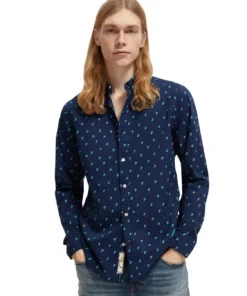 Scotch & Soda 172948: Slim fit poplin shirt