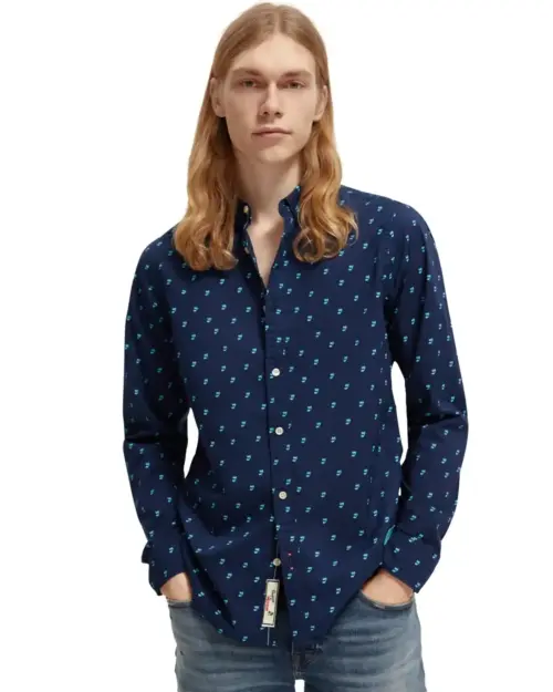 Scotch & Soda 172948: Slim fit poplin shirt