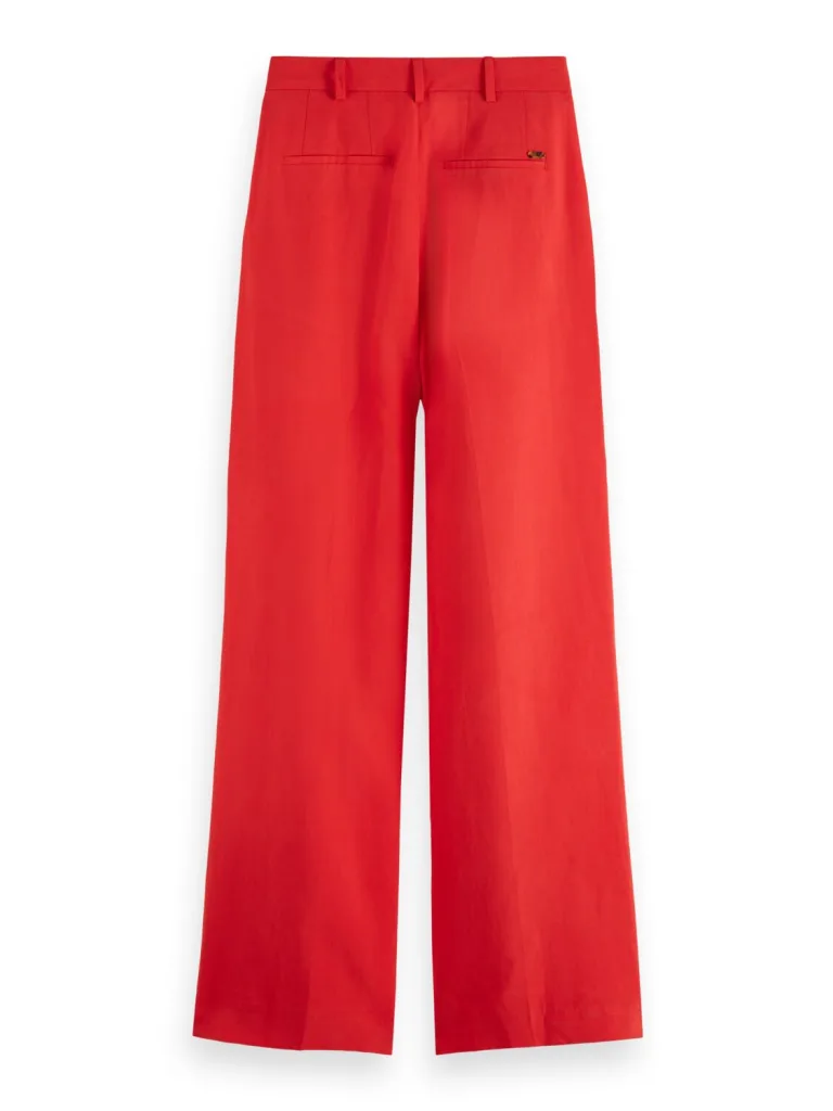 Scotch & Soda 174129:  Tailored high rise linen wide leg pants - Image 2