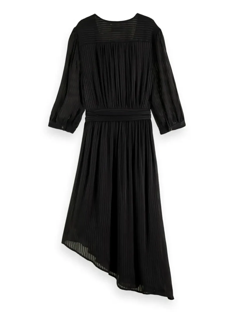 Scotch & Soda 174922: Asymmetric wrap dress, Black - Image 6