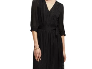 Scotch & Soda 174922: Asymmetric wrap dress, Black