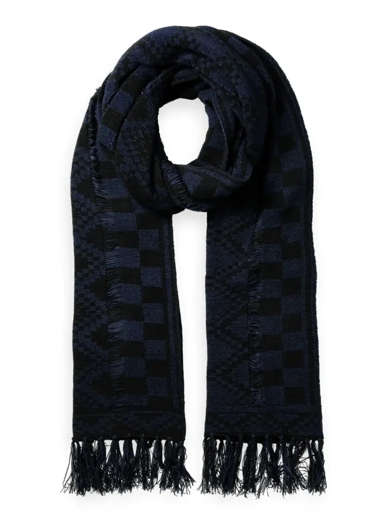 Scotch & Soda 174966 : Fringed knitted scarf - Image 5