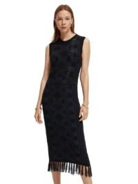 Scotch & Soda 173380 : Knitted midi dress