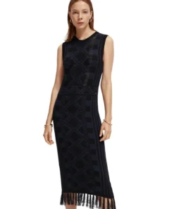 Scotch & Soda 173380 : Knitted midi dress
