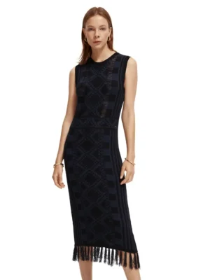 Scotch & Soda 173380 : Knitted midi dress