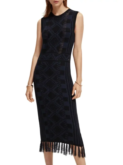 Scotch & Soda 173380 : Knitted midi dress - Image 6