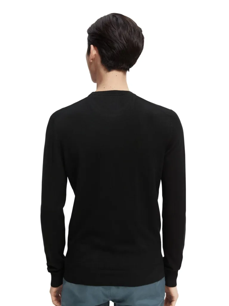 Scotch & Soda 165322: Crewneck sweater Black - Image 4