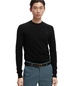 Scotch & Soda 165322: Crewneck sweater Black