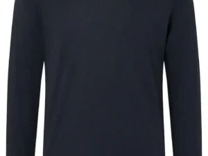 Timezone : Ribbed basic long sleeve,  Navy