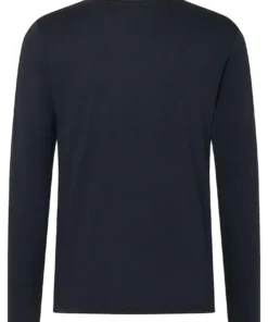 Alternative view of Timezone : Ribbed basic long sleeve,  Navy