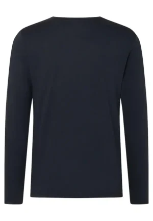 Alternative view of Timezone : Ribbed basic long sleeve,  Navy