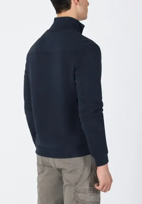 Timezone : Sweatshirt top Troyer Navy - Image 4