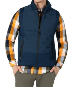 Timezone : Bonded Vest  Navy