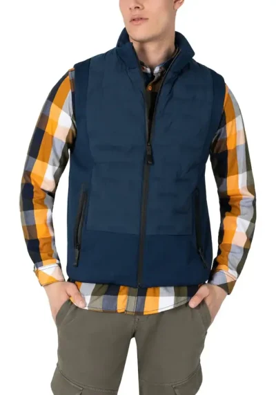 Timezone : Bonded Vest  Navy