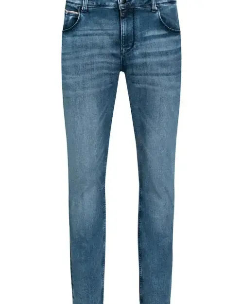 Alternative view of Timezone - Slim ScottTZ Navy scrub wash