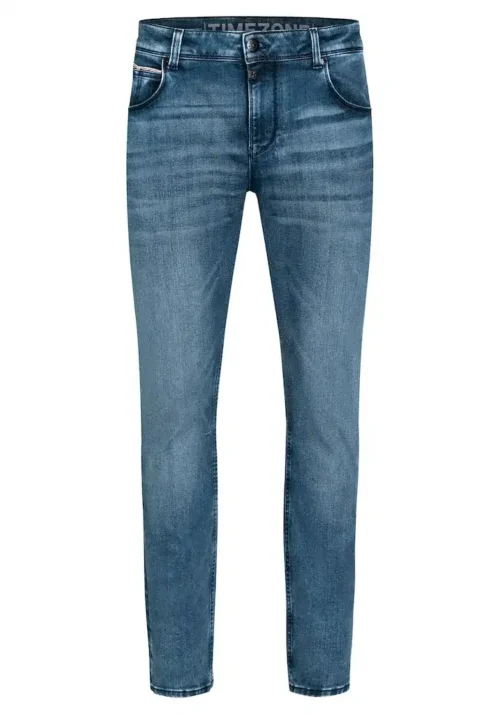 Alternative view of Timezone - Slim ScottTZ Navy scrub wash