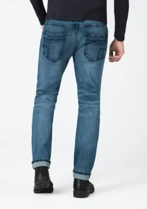 Timezone - Slim ScottTZ Navy scrub wash image3