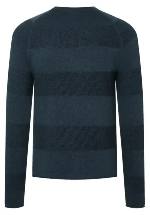 Timezone : Spiral Knit Crewneck Navy melange image4