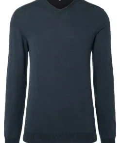 Alternative view of Timezone : Knit V-long sleeve Navy melange