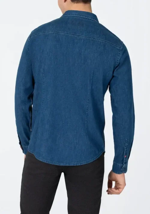 Timezone : Stretch denim shirt - Image 5