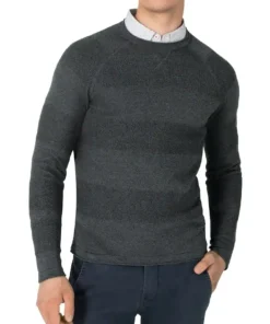 Timezone : Spiral Knit Crewneck Green