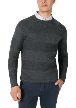 Timezone : Spiral Knit Crewneck Green