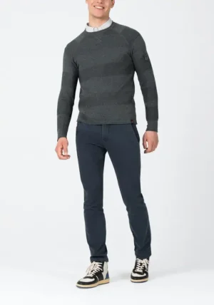 Timezone : Spiral Knit Crewneck Green image1