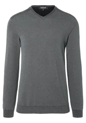 Alternative view of Timezone : Knit V-long sleeve Green melange