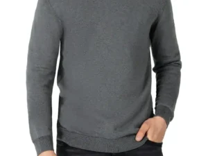 Timezone : Knit V-long sleeve Green melange