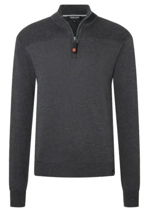 Alternative view of Timezone : Knit Basic Troyer Green melange