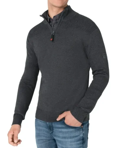 Timezone : Knit Basic Troyer Green melange