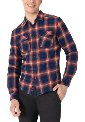 Timezone : Indigo Check Shirt