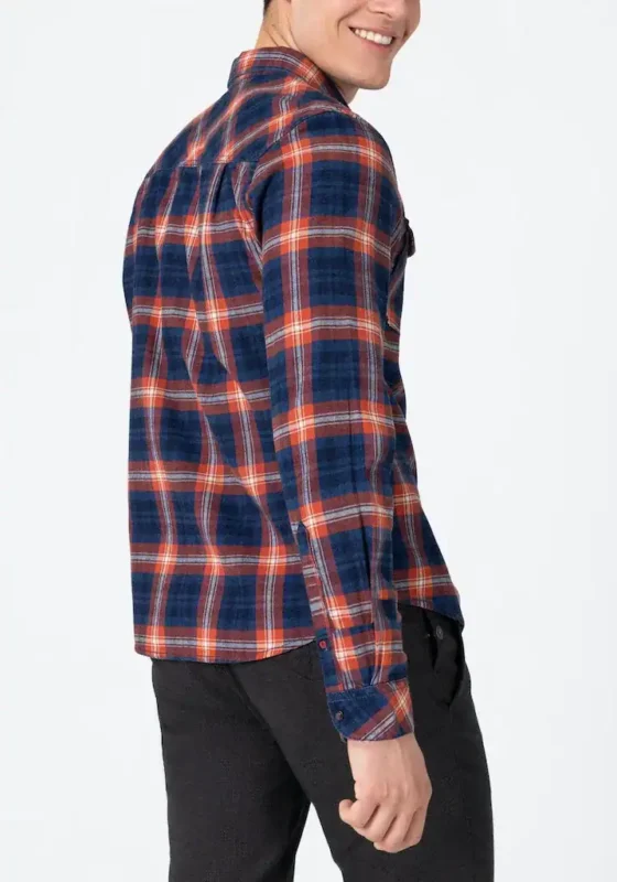 Timezone : Indigo Check Shirt - Image 5