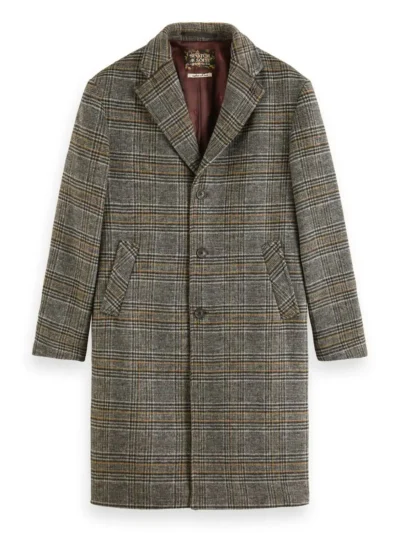 Alternative view of Scotch & Soda 174388 : Hairy Boucle Overcoat