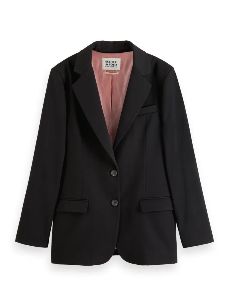 Scotch & Soda 174702 : Gabardine Boyfriend Single Breasted Blazer - Image 2