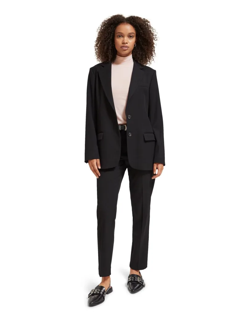 Scotch & Soda 174702 : Gabardine Boyfriend Single Breasted Blazer - Image 6