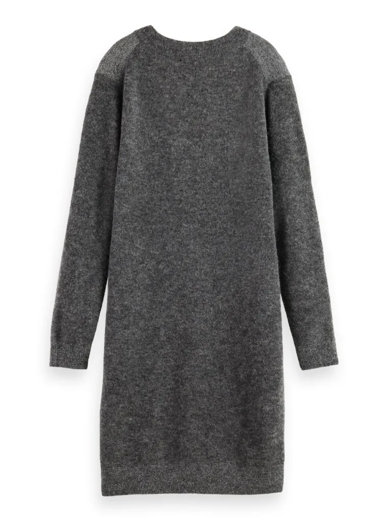 Scotch & Soda 174762 : Relaxed V Neck Knitted Dress - Image 5