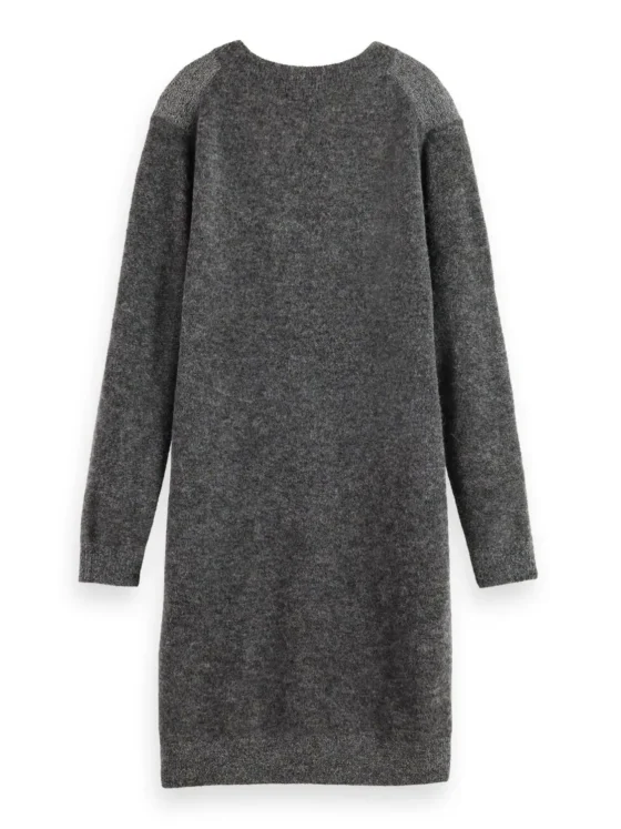 Scotch & Soda 174762 : Relaxed V Neck Knitted Dress - Image 5
