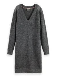 Alternative view of Scotch & Soda 174762 : Relaxed V Neck Knitted Dress