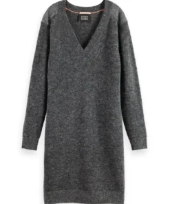 Alternative view of Scotch & Soda 174762 : Relaxed V Neck Knitted Dress