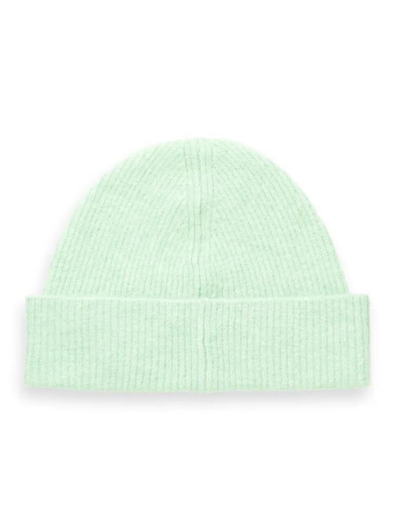 Scotch & Soda 174886 : Soft Rib-Knit Beanie Light mint - Image 2