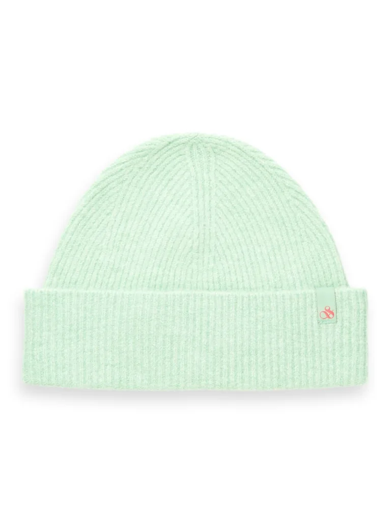 Scotch & Soda 174886 : Soft Rib-Knit Beanie Light mint