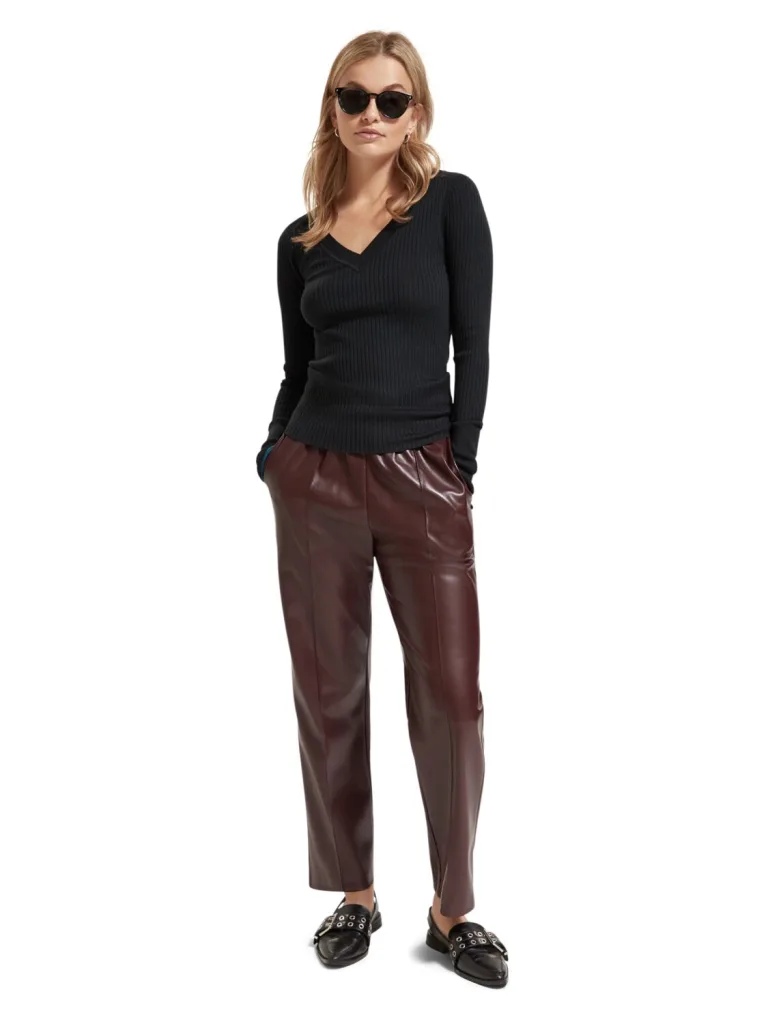 Scotch & Soda 176855 : skinny rib V-Neck pullover - Image 8