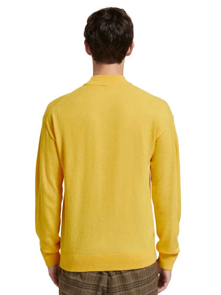 Scotch & Soda 176984 : Dropped shoulder Basic mock Spotlight - Image 4