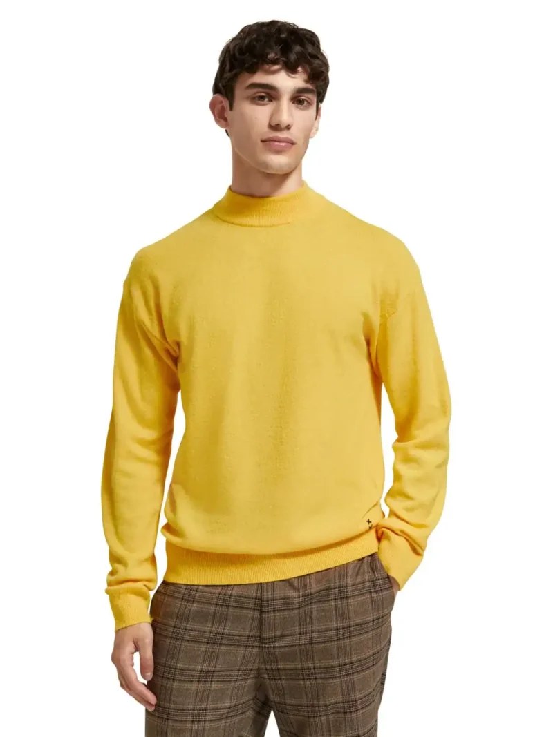 Scotch & Soda 176984 : Dropped shoulder Basic mock Spotlight
