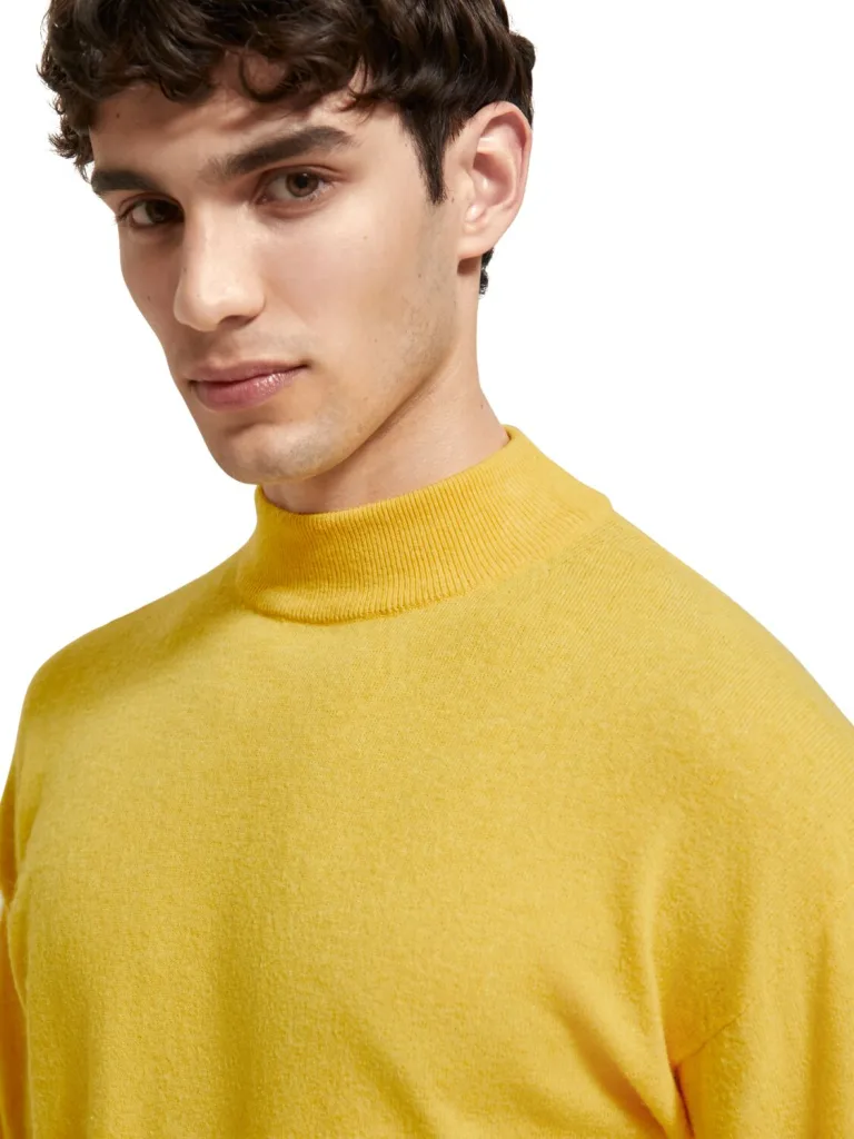 Scotch & Soda 176984 : Dropped shoulder Basic mock Spotlight - Image 3