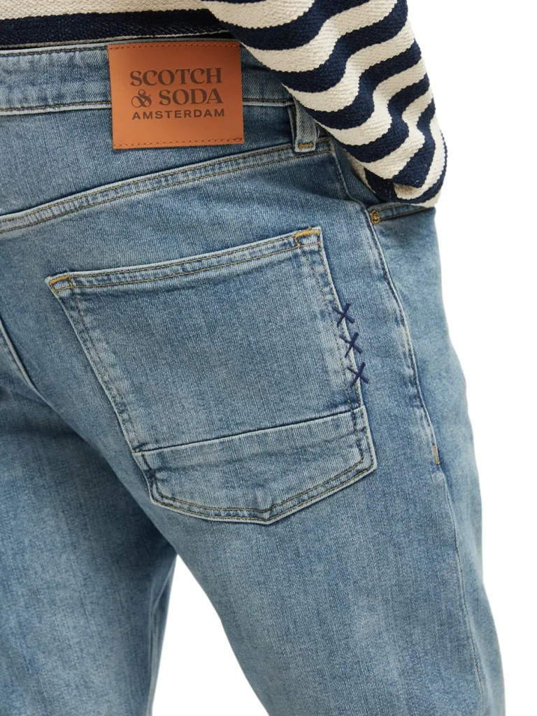 Scotch & Soda 165604: The Ralston regular slim fit jeans Aqua Blue - Image 3
