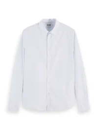 Alternative view of Scotch & Soda 165316 : Essential organic slim fit shirt Sky Blue