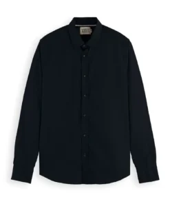 Alternative view of Scotch & Soda 165316 : Essential organic slim fit shirt Navy