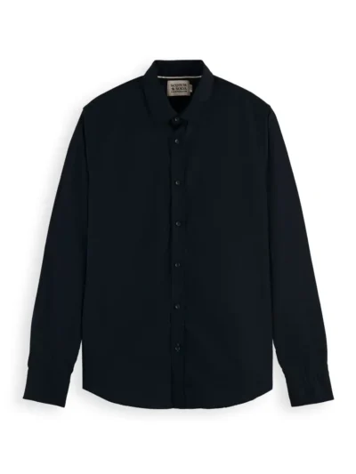 Alternative view of Scotch & Soda 165316 : Essential organic slim fit shirt Navy
